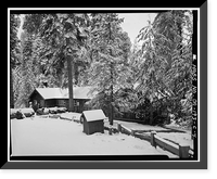 Giant Forest Lodge Historic District, General Office Building, Three Rivers vicinity, Tulare County, CA - 4 Classic, Vintage Print