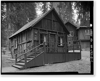 Giant Forest Lodge Historic District, Cabin A, Three Rivers vicinity, Tulare County, CA, Vintage Wall Art