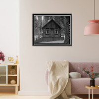 Giant Forest Lodge Historic District, Cabin A, Three Rivers vicinity, Tulare County, CA - 2, Vintage Print