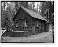 Giant Forest Lodge Historic District, Cabin A, Three Rivers vicinity, Tulare County, CA - 3, Vintage Wall Art