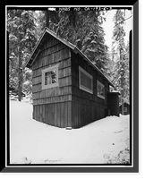 Giant Forest Lodge Historic District, Cabin B, Three Rivers vicinity, Tulare County, CA - 3, Vintage Print
