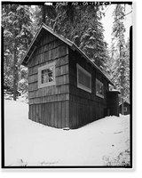Giant Forest Lodge Historic District, Cabin B, Three Rivers vicinity, Tulare County, CA - 3, Vintage Print