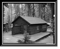 Giant Forest Lodge Historic District, Cabin H, Three Rivers vicinity, Tulare County, CA, Vintage Poster