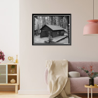 Giant Forest Lodge Historic District, Cabin H, Three Rivers vicinity, Tulare County, CA, Vintage Poster