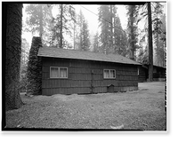 Giant Forest Lodge Historic District, Cabin H, Three Rivers vicinity, Tulare County, CA - 2 Classic, Vintage Print