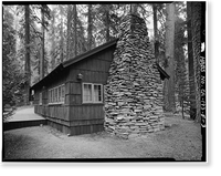 Giant Forest Lodge Historic District, Cabin H, Three Rivers vicinity, Tulare County, CA - 3, Historic Reproduction