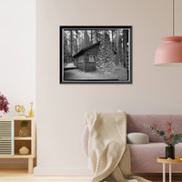Giant Forest Lodge Historic District, Cabin H, Three Rivers vicinity, Tulare County, CA - 3, Historic Reproduction