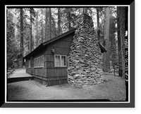 Giant Forest Lodge Historic District, Cabin H, Three Rivers vicinity, Tulare County, CA - 3, Historic Reproduction
