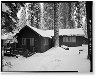 Giant Forest Lodge Historic District, Cabin No. 5, Three Rivers vicinity, Tulare County, CA Classic, Historic Reproduction