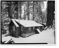 Giant Forest Lodge Historic District, Cabin No. 22, Three Rivers vicinity, Tulare County, CA - 3, Historic Print
