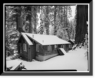 Giant Forest Lodge Historic District, Cabin No. 22, Three Rivers vicinity, Tulare County, CA - 3, Historic Print
