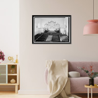 Historic Framed Print, St. Anne's Church, Church Street, Columbia, Tuolumne County, CA - 5,  17-7/8" x 21-7/8"
