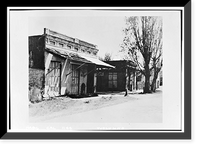 Historic Framed Print, Pioneer Saloon, Columbia, Tuolumne County, CA,  17-7/8" x 21-7/8"