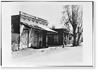 Historic Framed Print, Pioneer Saloon, Columbia, Tuolumne County, CA,  17-7/8" x 21-7/8"