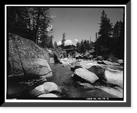 Middle Fork Stanislaus River Bridge, Spans Middle Fork Stanislaus River at State Highwa, Dardanelle vicinity, Tuolumne County, CA - 2, Historic Reproduction
