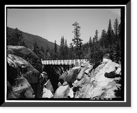 Middle Fork Stanislaus River Bridge, Spans Middle Fork Stanislaus River at State Highwa, Dardanelle vicinity, Tuolumne County, CA - 4, Historic Reproduction