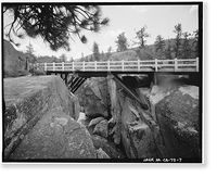 Middle Fork Stanislaus River Bridge, Spans Middle Fork Stanislaus River at State Highwa, Dardanelle vicinity, Tuolumne County, CA - 7, Historic Print