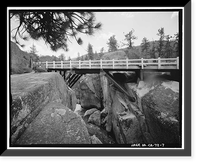 Middle Fork Stanislaus River Bridge, Spans Middle Fork Stanislaus River at State Highwa, Dardanelle vicinity, Tuolumne County, CA - 7, Historic Print