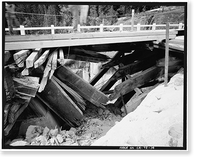 Middle Fork Stanislaus River Bridge, Spans Middle Fork Stanislaus River at State Highwa, Dardanelle vicinity, Tuolumne County, CA - 14, Vintage Poster