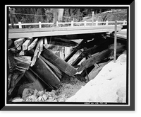 Middle Fork Stanislaus River Bridge, Spans Middle Fork Stanislaus River at State Highwa, Dardanelle vicinity, Tuolumne County, CA - 14, Vintage Poster
