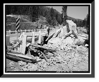 Middle Fork Stanislaus River Bridge, Spans Middle Fork Stanislaus River at State Highwa, Dardanelle vicinity, Tuolumne County, CA - 16, Vintage Poster