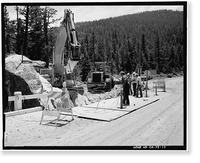Middle Fork Stanislaus River Bridge, Spans Middle Fork Stanislaus River at State Highwa, Dardanelle vicinity, Tuolumne County, CA - 17, Vintage Print
