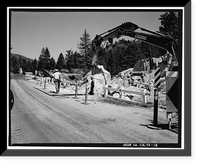 Middle Fork Stanislaus River Bridge, Spans Middle Fork Stanislaus River at State Highwa, Dardanelle vicinity, Tuolumne County, CA - 18, Historic Print