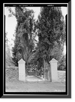Historic Framed Print, Grave Stones, Jewish Cemetery, Yaney Avenue, Sonora, Tuolumne County, CA,  17-7/8" x 21-7/8"