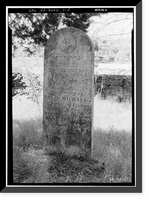 Historic Framed Print, Grave Stones, Jewish Cemetery, Yaney Avenue, Sonora, Tuolumne County, CA - 5,  17-7/8" x 21-7/8"