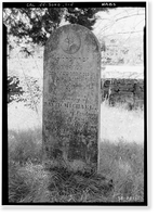 Historic Framed Print, Grave Stones, Jewish Cemetery, Yaney Avenue, Sonora, Tuolumne County, CA - 5,  17-7/8" x 21-7/8"