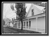 Historic Framed Print, Thomas Leonard House, Sonora, Tuolumne County, CA,  17-7/8" x 21-7/8"