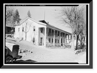 Historic Framed Print, Italia Hotel, Washington Street, Sonora, Tuolumne County, CA,  17-7/8" x 21-7/8"