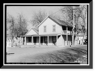 Historic Framed Print, McCormick House, Sonora, Tuolumne County, CA - 2,  17-7/8" x 21-7/8"