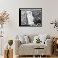Historic Framed Print, Stone Dam, Sonora vicinity, Tuolumne County, CA - 2,  17-7/8" x 21-7/8"