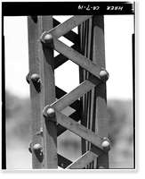 Colusa Bridge, Spanning Sacramento River, Colusa, Colusa County, CA - 14, Antique Print