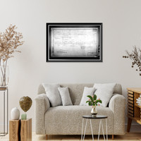 Historic Framed Print, Colusa Bridge, Spanning Sacramento River, Colusa, Colusa County, CA - 25,  17-7/8" x 21-7/8"