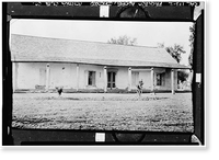 Historic Framed Print, Fernando Pacheco Adobe, 3119 Grant Street, Concord, Contra Costa County, CA - 2,  17-7/8" x 21-7/8"