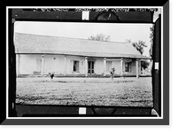 Historic Framed Print, Fernando Pacheco Adobe, 3119 Grant Street, Concord, Contra Costa County, CA - 2,  17-7/8" x 21-7/8"