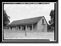 Historic Framed Print, Fernando Pacheco Adobe, 3119 Grant Street, Concord, Contra Costa County, CA - 3,  17-7/8" x 21-7/8"