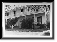 Historic Framed Print, Vicente Martinez Adobe, Pleasant Hill & Franklin Canyon Roads, Martinez, Contra Costa County, CA - 2,  17-7/8" x 21-7/8"