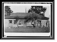 Historic Framed Print, Jose Joaquin Moraga Adobe, Moraga, Contra Costa County, CA - 2,  17-7/8" x 21-7/8"