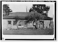 Historic Framed Print, Jose Joaquin Moraga Adobe, Moraga, Contra Costa County, CA - 2,  17-7/8" x 21-7/8"