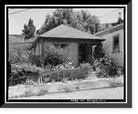 Historic Framed Print, Point Richmond Historic District, 35 Contra Costa Street (House), Richmond, Contra Costa County, CA,  17-7/8" x 21-7/8"