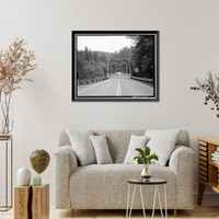 Smith River Bridge, CA State Highway 199 Spanning Smith River, Crescent City vicinity, Del Norte County, CA - 5, Vintage Wall Art