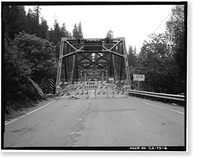 Smith River Bridge, CA State Highway 199 Spanning Smith River, Crescent City vicinity, Del Norte County, CA - 6 Classic, Vintage Wall Art