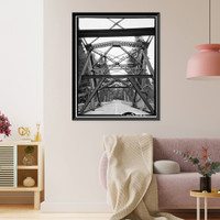 Smith River Bridge, CA State Highway 199 Spanning Smith River, Crescent City vicinity, Del Norte County, CA - 10 Classic, Antique Print