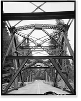 Smith River Bridge, CA State Highway 199 Spanning Smith River, Crescent City vicinity, Del Norte County, CA - 10 Classic, Antique Print