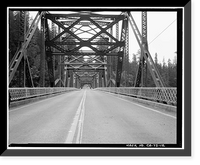 Smith River Bridge, CA State Highway 199 Spanning Smith River, Crescent City vicinity, Del Norte County, CA - 12, Vintage Poster