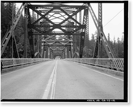 Smith River Bridge, CA State Highway 199 Spanning Smith River, Crescent City vicinity, Del Norte County, CA - 12, Vintage Poster