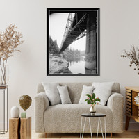Smith River Bridge, CA State Highway 199 Spanning Smith River, Crescent City vicinity, Del Norte County, CA - 13, Vintage Poster
